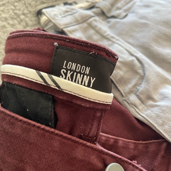 6 Pair Bundle RSQ London Skinny Chino Pants - Picture 11 of 16